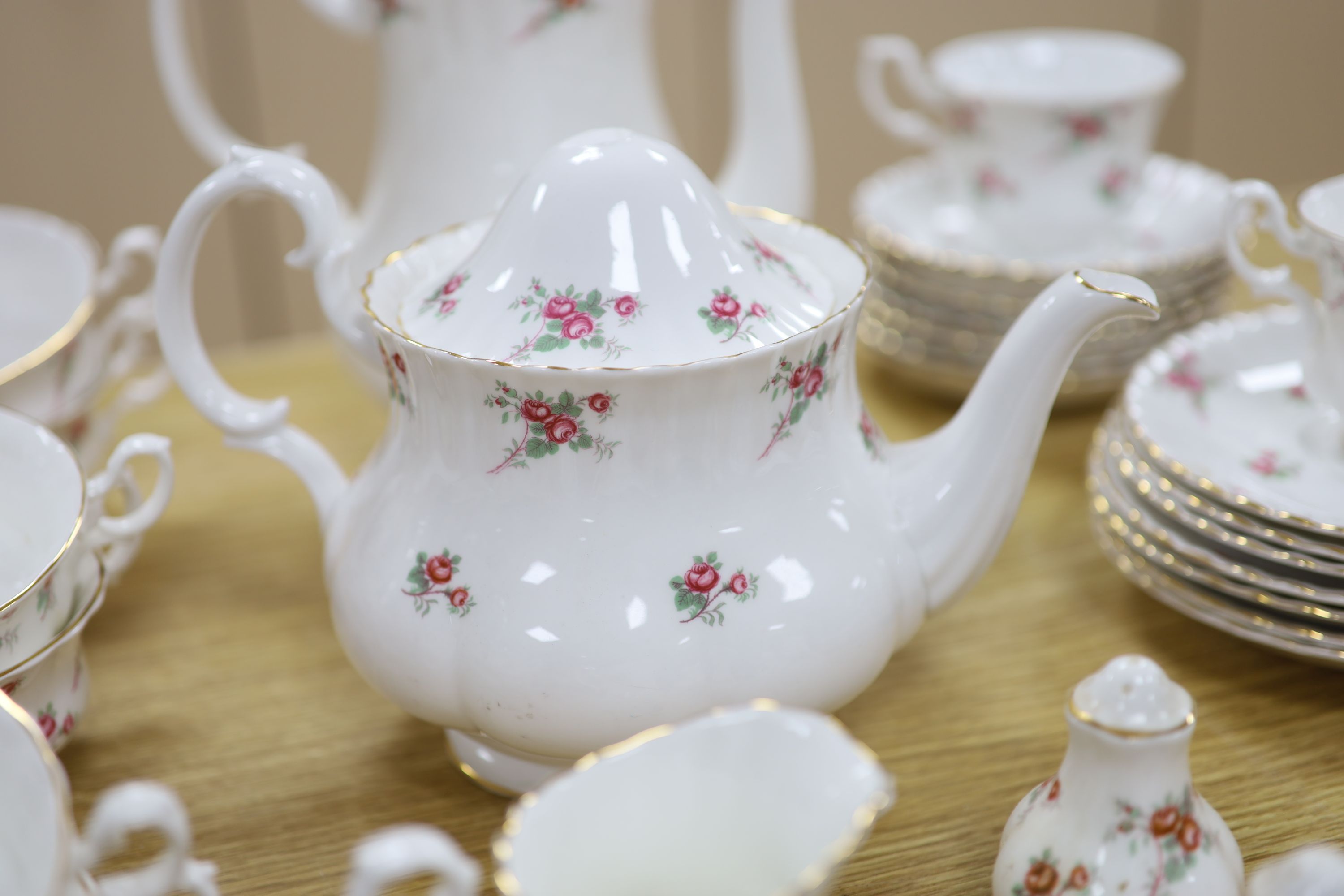 A Richmond bone china dinner and tea service, Rose Tyme pattern